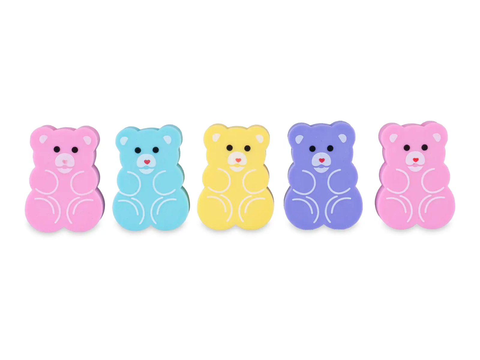 Bustina 5 Mini Gomme Coccolotti da Collezione - Quiscuola.it – Zaini, Astucci e Diari Scuola