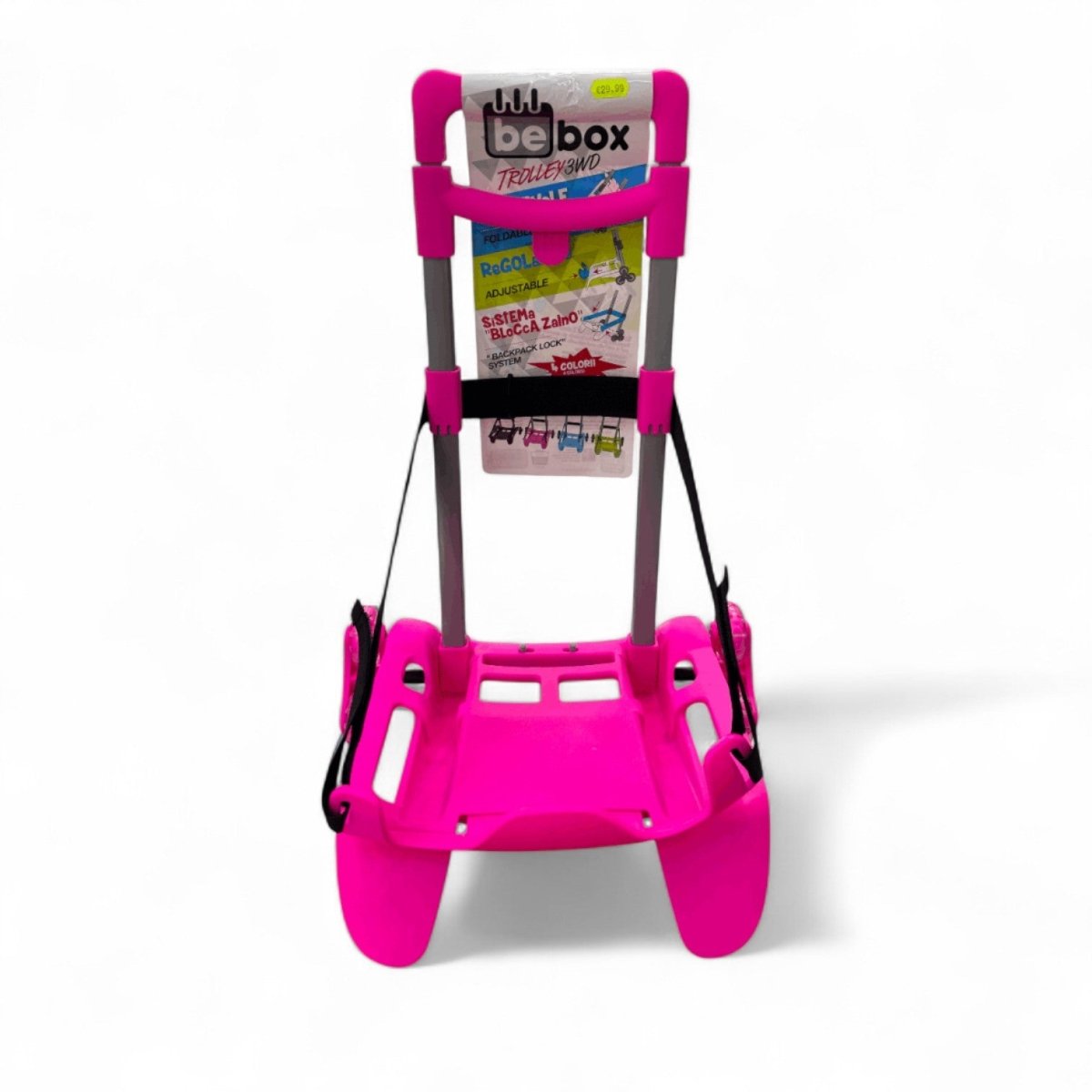 Carrello Trolley SJ Gang 3 Ruote Rosa - Pieghevole e Resistente - Quiscuola.it – Zaini, Astucci e Diari Scuola