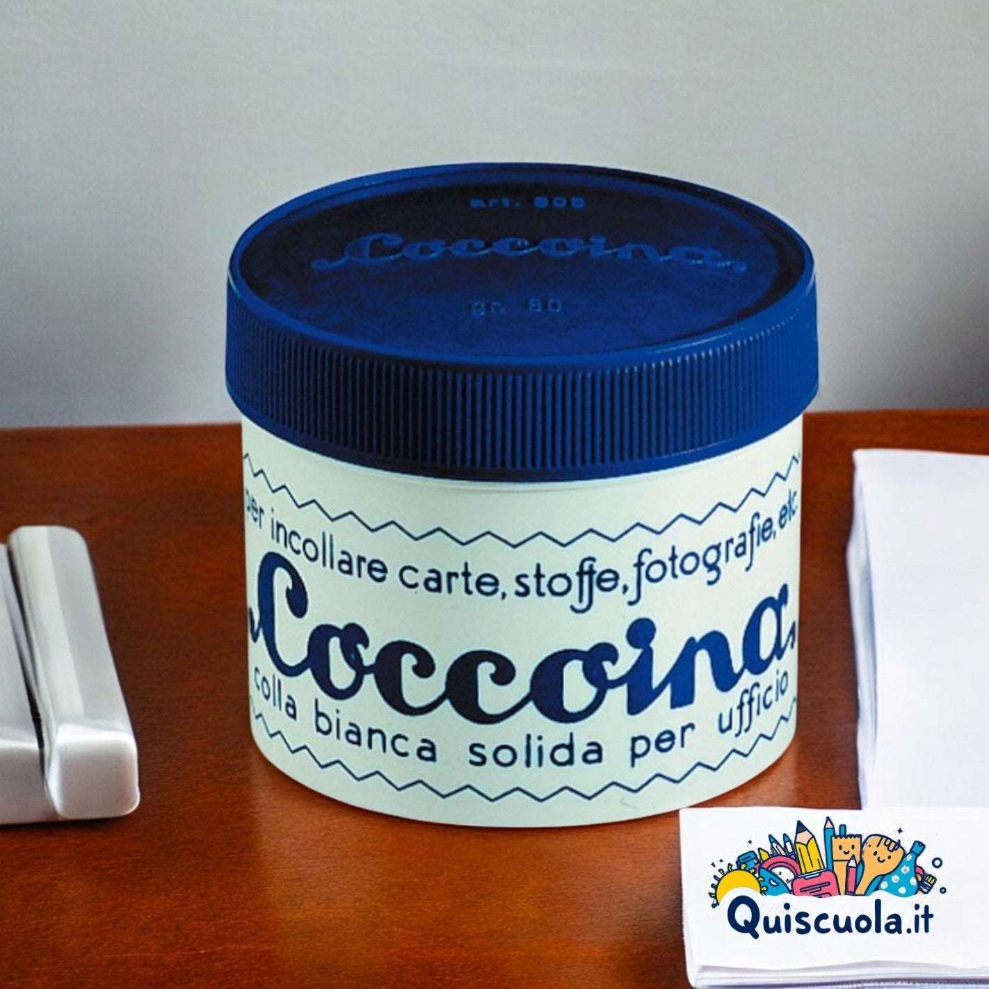 Colla Coccoina in Pasta Adesiva Bianca – 50g, Senza Solventi - Quiscuola