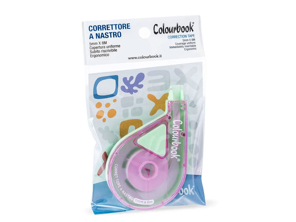Correttore a nastro Colourbook 5mm x 8m bicolor - foto 3