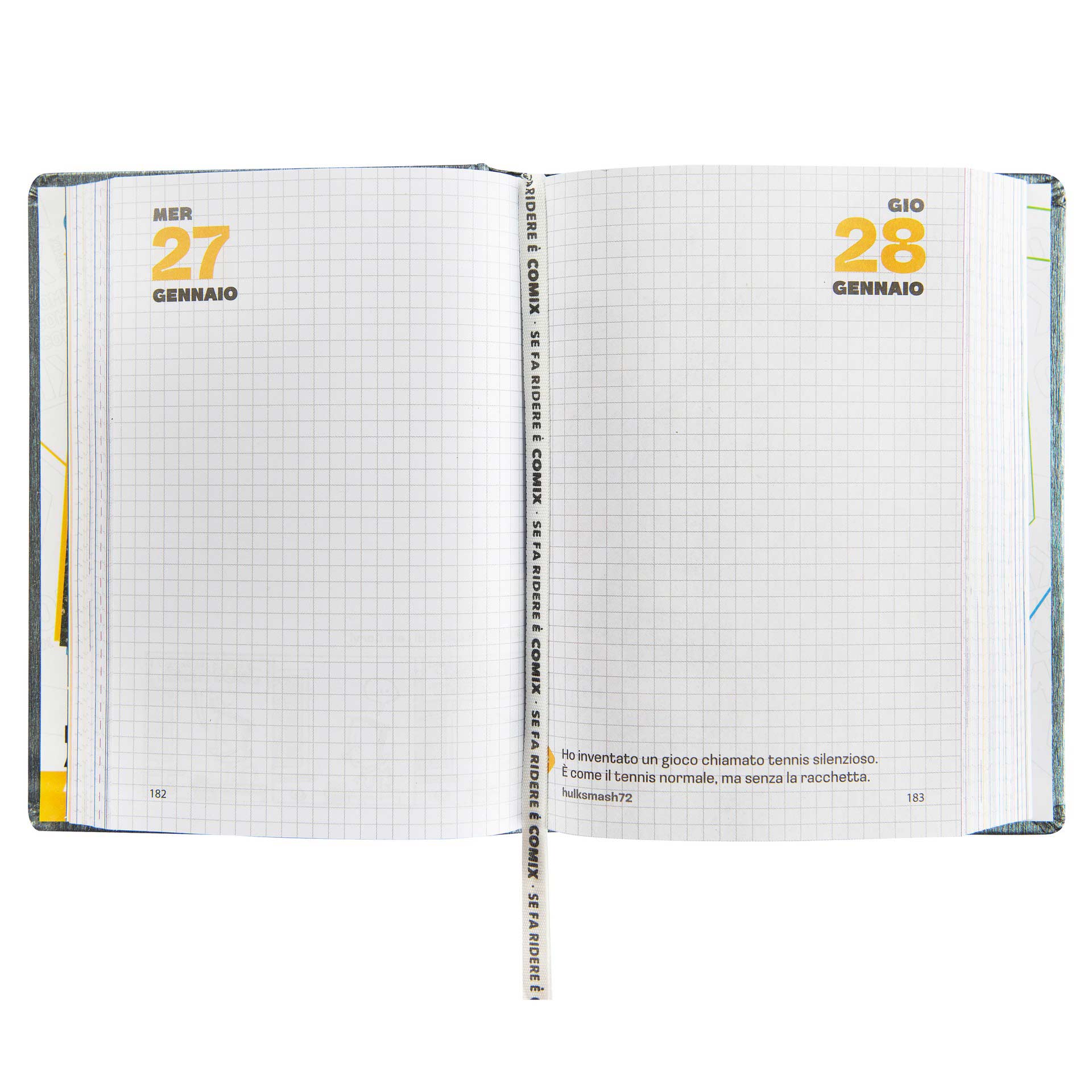 Diario Agenda 13 Mesi 2026/2027 Standard Comix Easy Blue - foto 2