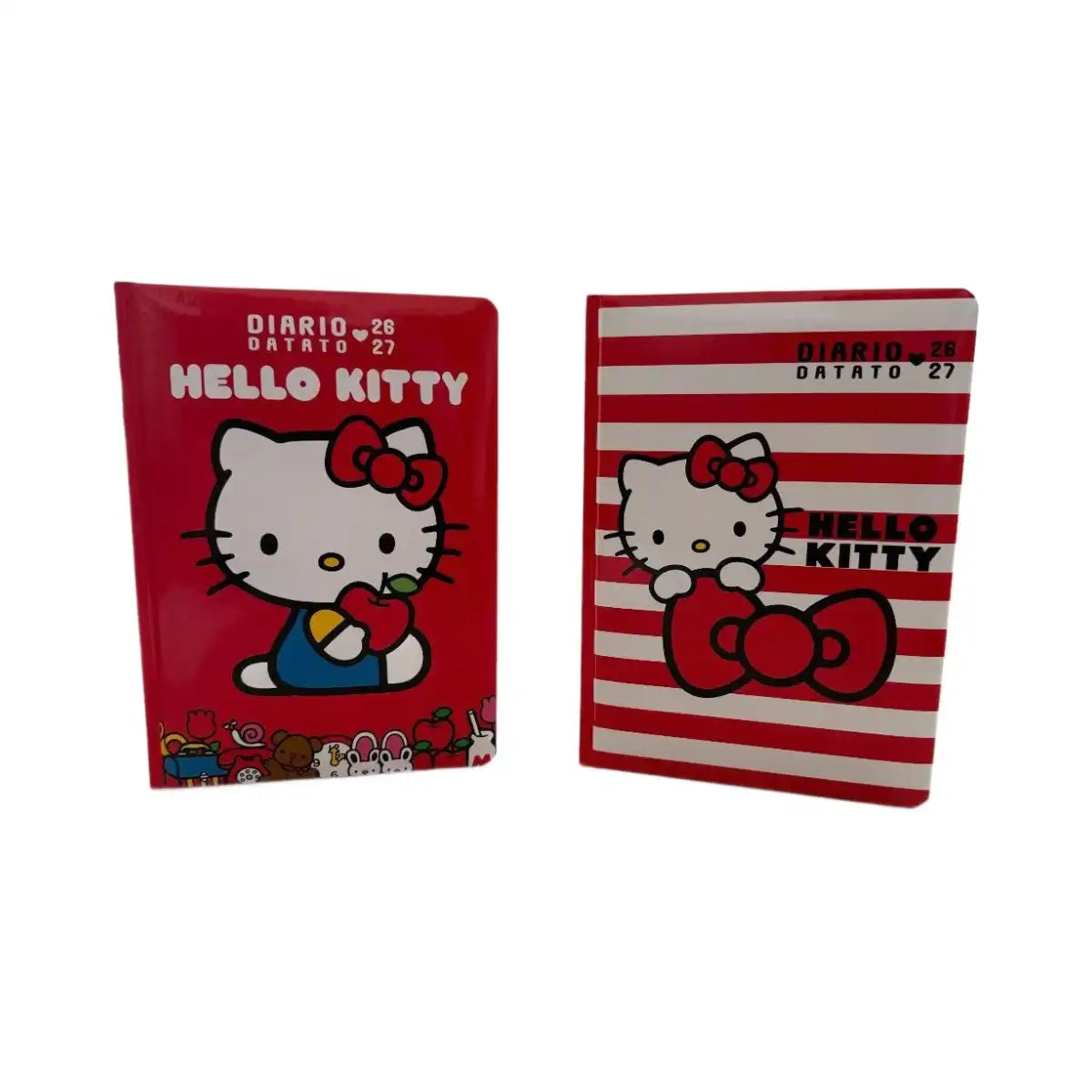 Diario scuola Hello Kitty 2026 2027 datato standard red - foto 1