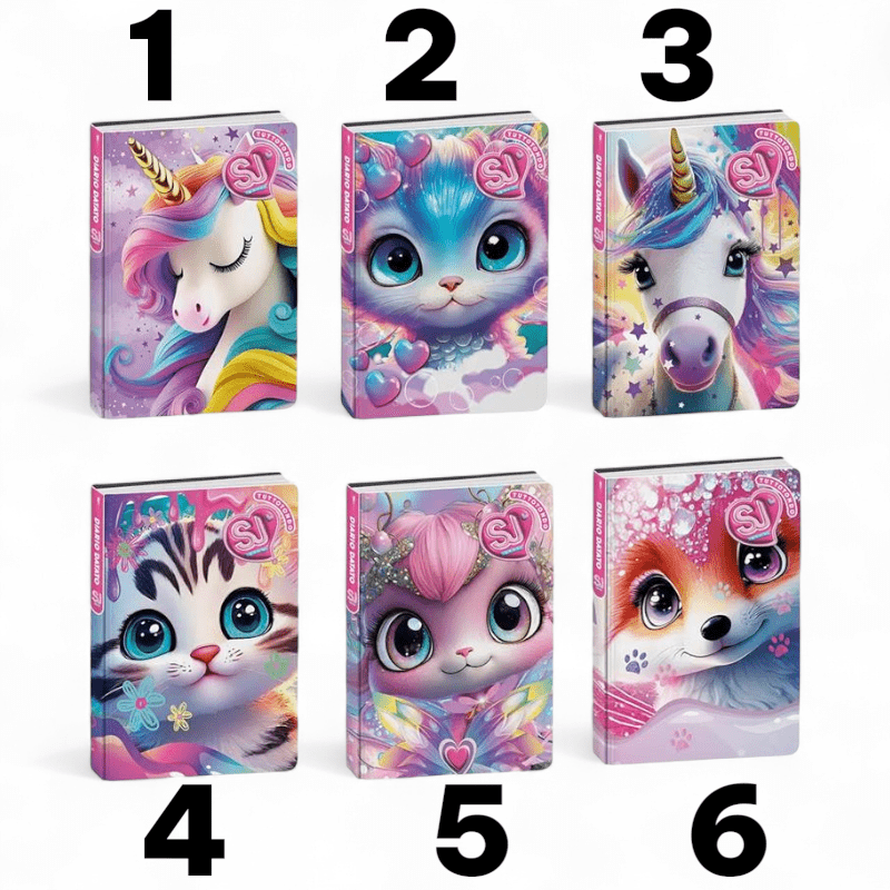 Diario Seven SJ Gang 10 mesi datato – Animali Girl assortiti - Quiscuola.it – Zaini, Astucci e Diari Scuola