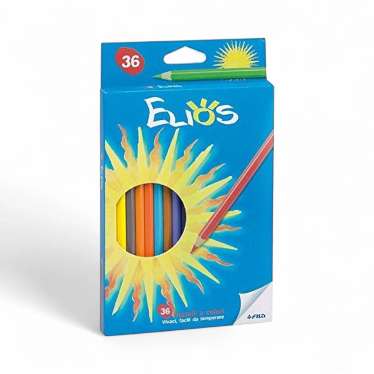 Elios Matite Colorate Set 12, 24 o 36 Pezzi - Quiscuola.it – Zaini, Astucci e Diari Scuola