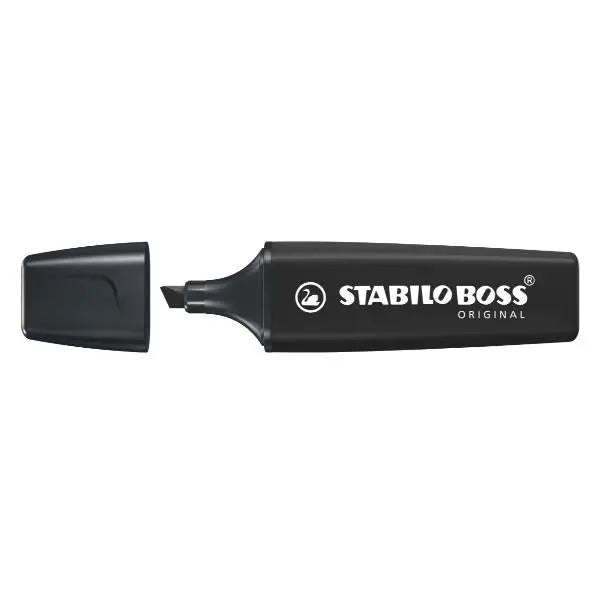 Evidenziatore Stabilo Boss nero 46