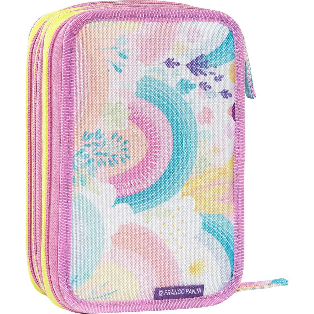 Astuccio 3 Zip Mofu Mofu Lilla – Completo, Ordinato e Super Tenero per la Scuola - Quiscuola