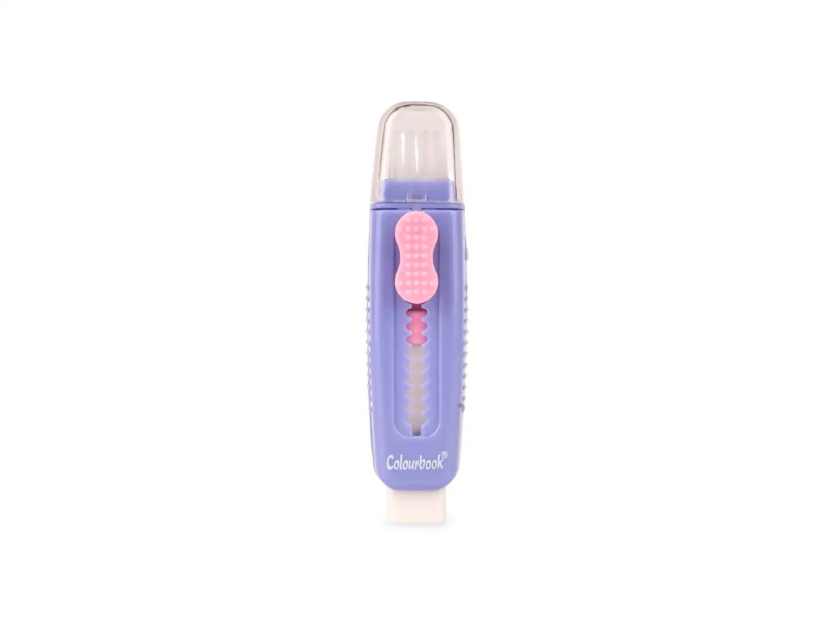 Gomma Colourbook Sweepy con spazzolino integrato per cancellare pulito - Quiscuola.it – Zaini, Astucci e Diari Scuola