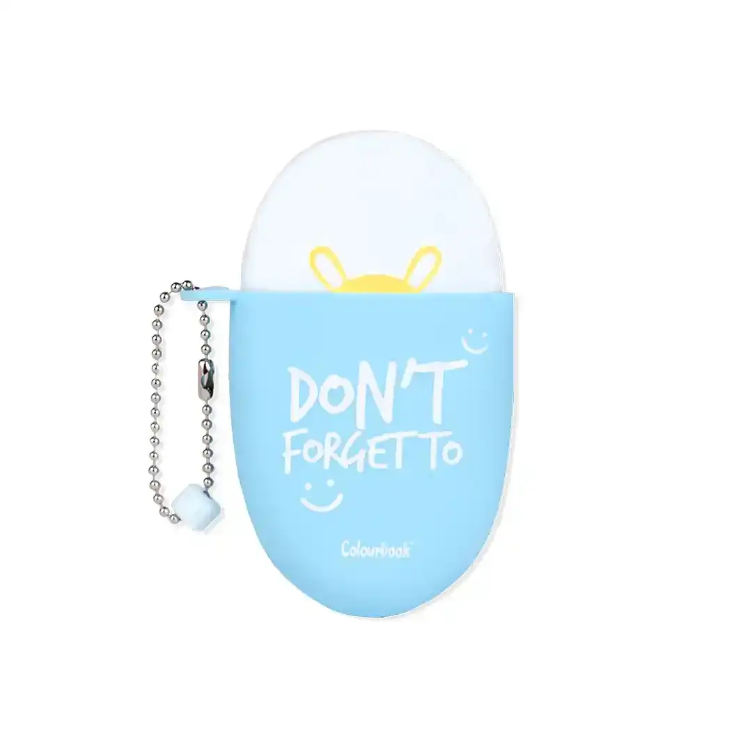 Gomma Pocket Message azzurro o rosa con frase a sorpresa - Blu - foto 3