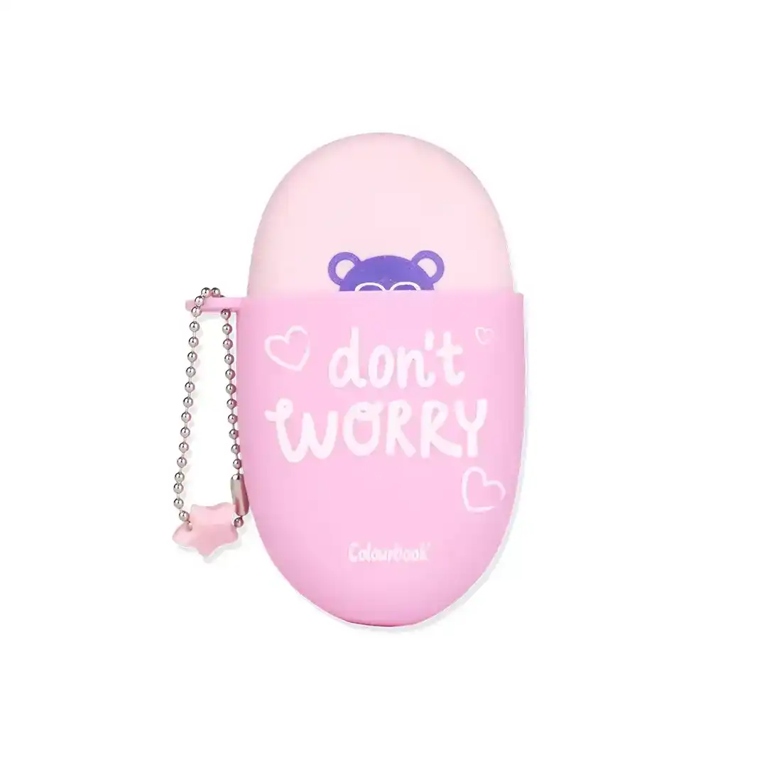 Gomma Pocket Message azzurro o rosa con frase a sorpresa - Rosa - foto 2