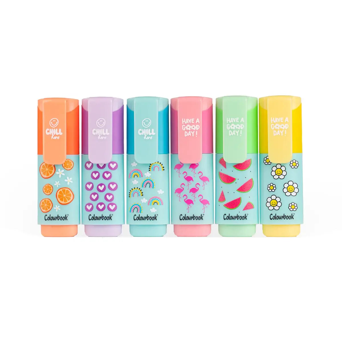 Set 6 mini evidenziatori pastello Highlight Me Colourbook - foto 1