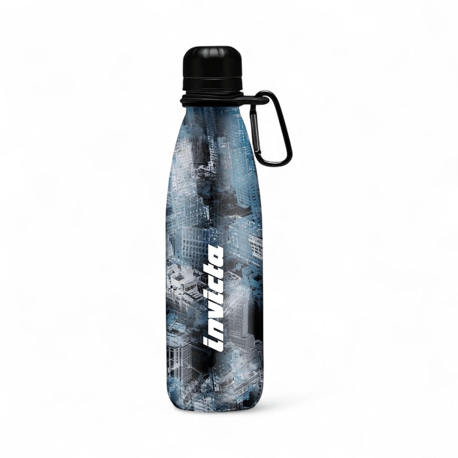Borraccia termica Invicta 500 ml acciaio inox 6 fantasie.