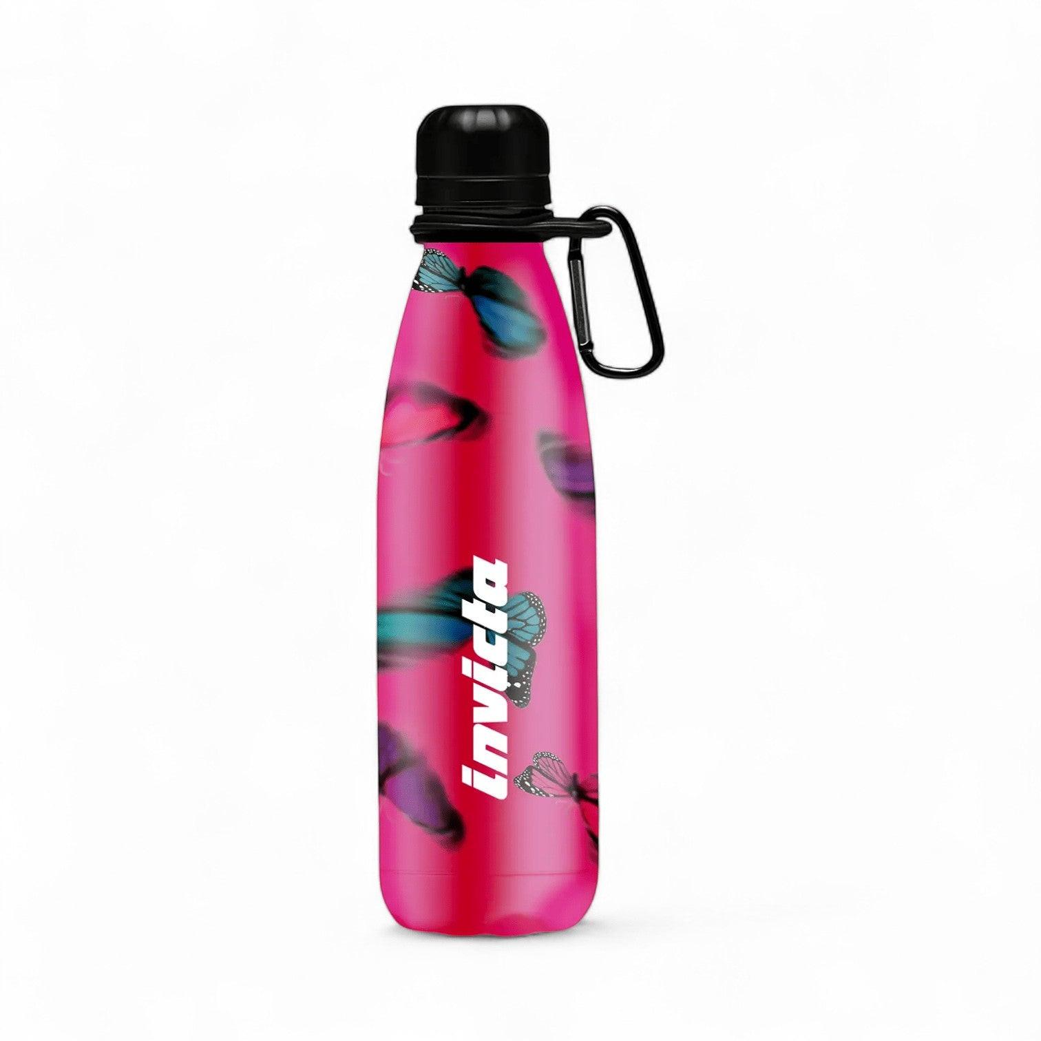 Borraccia termica Invicta 500 ml acciaio inox 6 fantasie.
