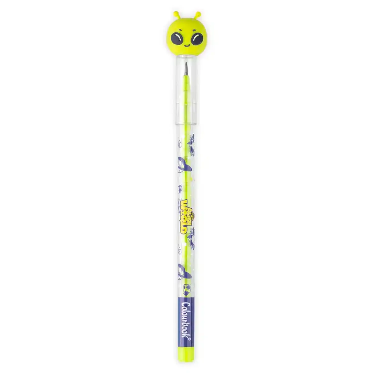 Matita impilabile Alien World con topper alieno tridimensionale e 11 mine 2B - foto 1