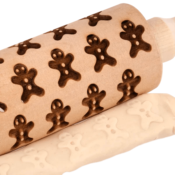 Matterello Decorativo per Biscotti di Natale – Colourbook in Legno con Formina - Quiscuola.it – Zaini, Astucci e Diari Scuola