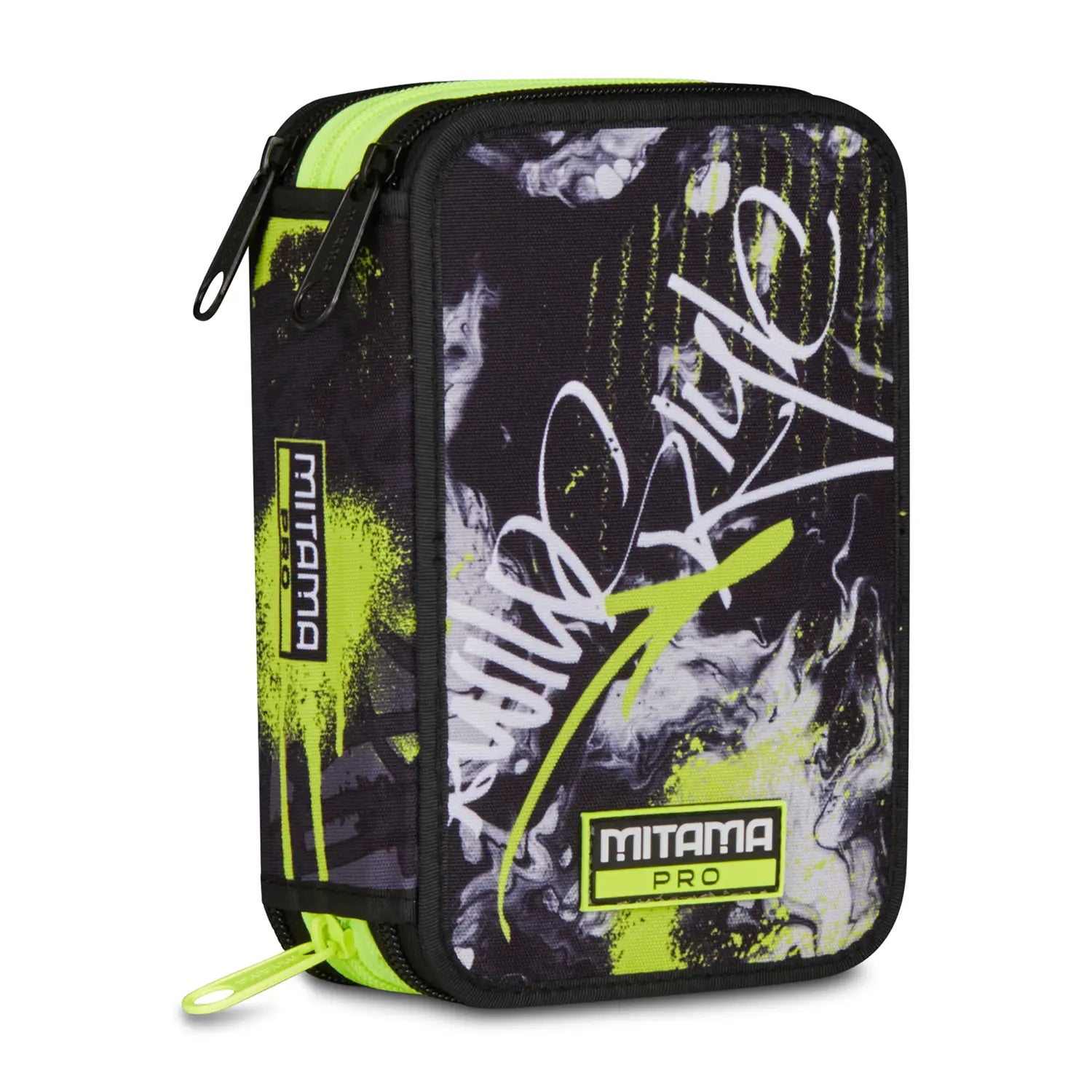 Astuccio scuola Mitama 3 scomparti completo 47 pezzi Inkstile