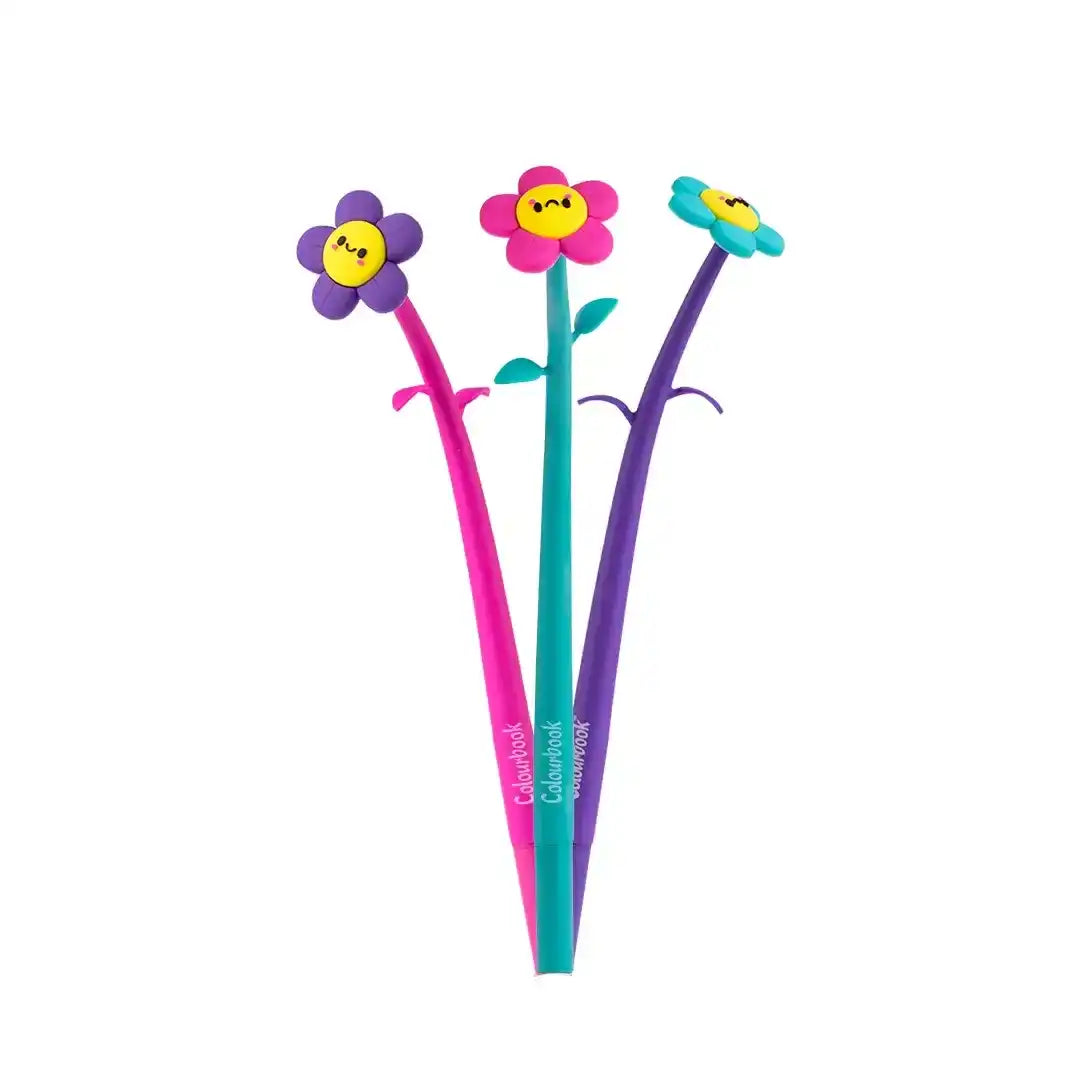 Molly Pen Daisy con maxi margherita colorata e fusto in morbido silicone - foto 4