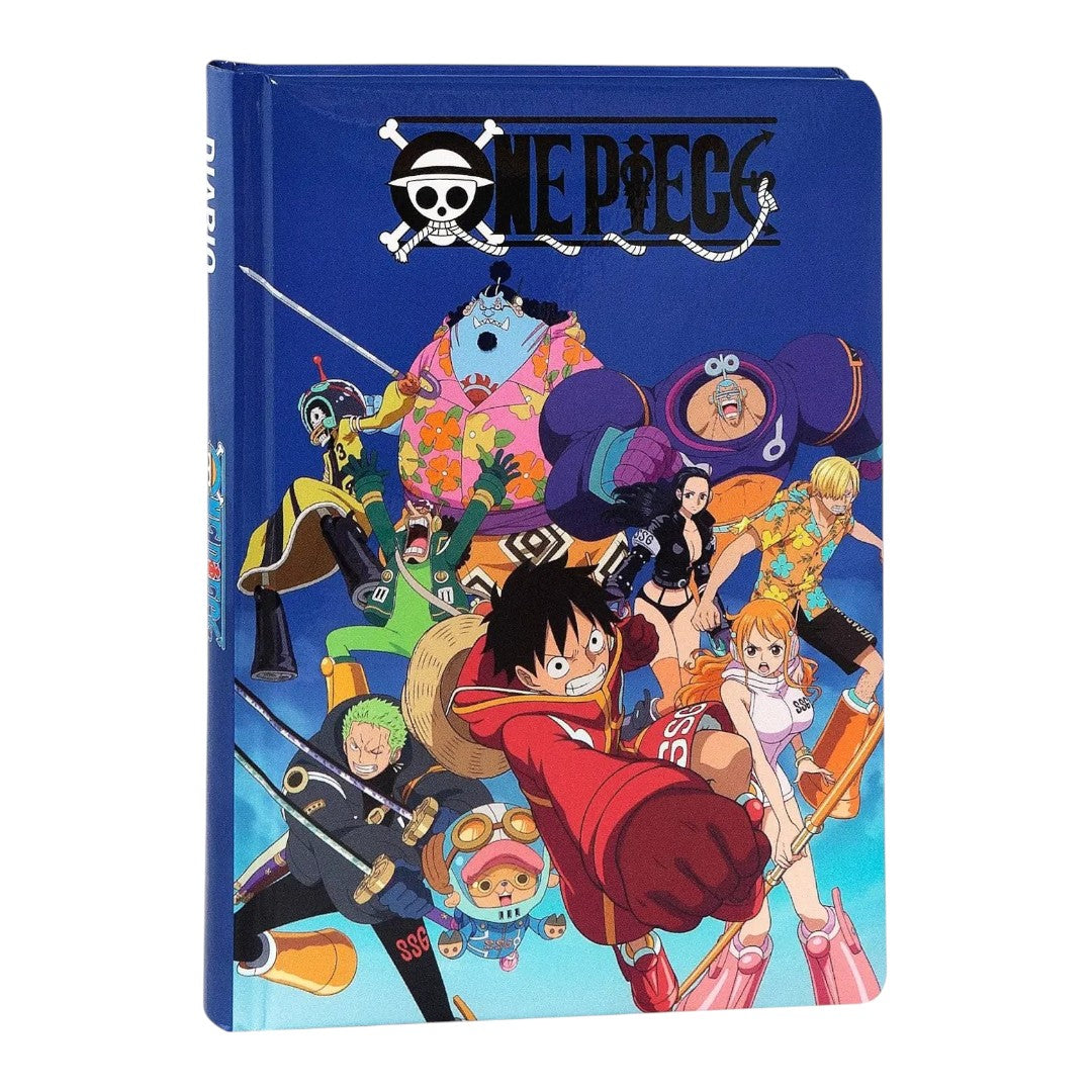 Diario PANINI SCUOLA One Piece 12 mesi copertina rigida imbottita rosso o blu - foto 3