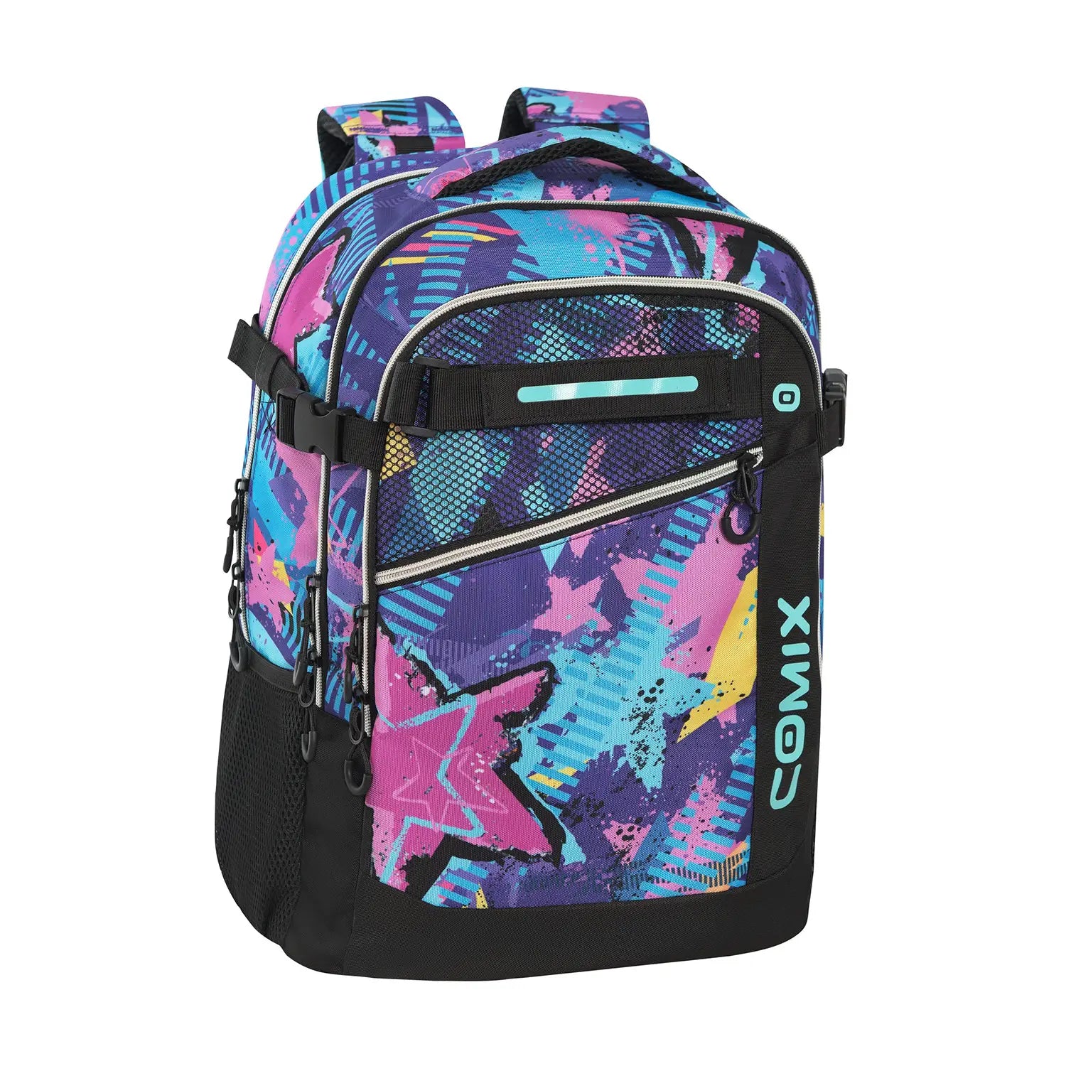 Zaino scuola Comix WBS 2.0 Talent multicolore ergonomico.