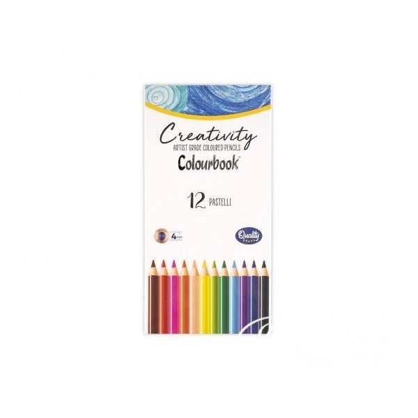 Pastelli Artist Grade Creativity Colourbook – Set da 12,18,24, Pezzi. - Quiscuola