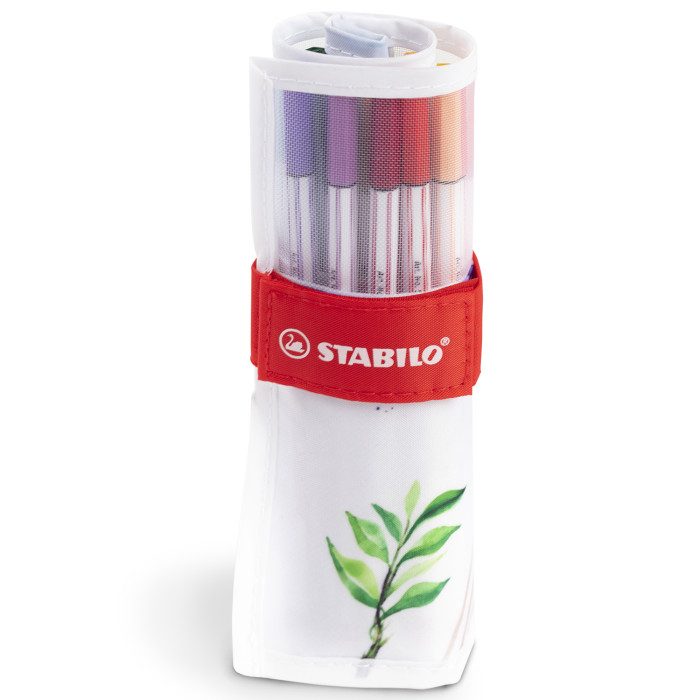 Rotolo con 18 pennarelli Pen 68 Brush STABILO - foto 2