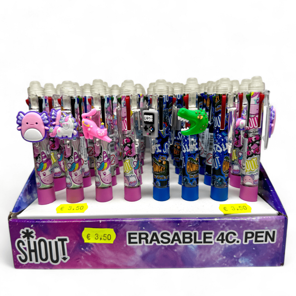 Penna Cancellabile 4 Colori Shout – Multifunzione - Quiscuola.it – Zaini, Astucci e Diari Scuola