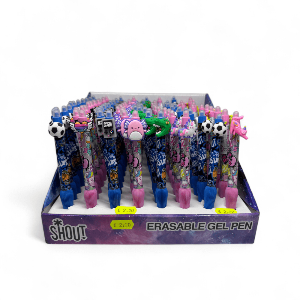Penna Cancellabile Shout Blu – Scrittura Fluida e Pulita - Quiscuola.it – Zaini, Astucci e Diari Scuola