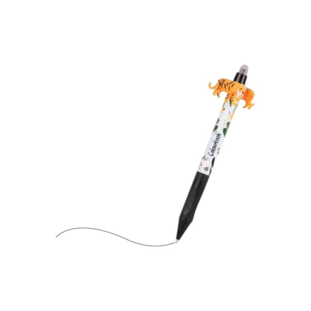 Penna Gel Cancellabile Twist con Topper Animaletti.