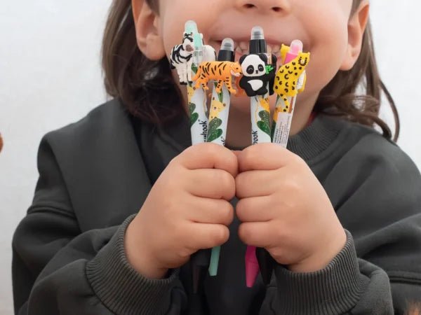 Penna Gel Cancellabile Twist con Topper Animaletti - Quiscuola.it – Zaini, Astucci e Diari Scuola