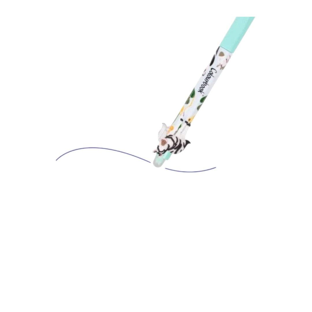 Penna Gel Cancellabile Twist con Topper Animaletti.