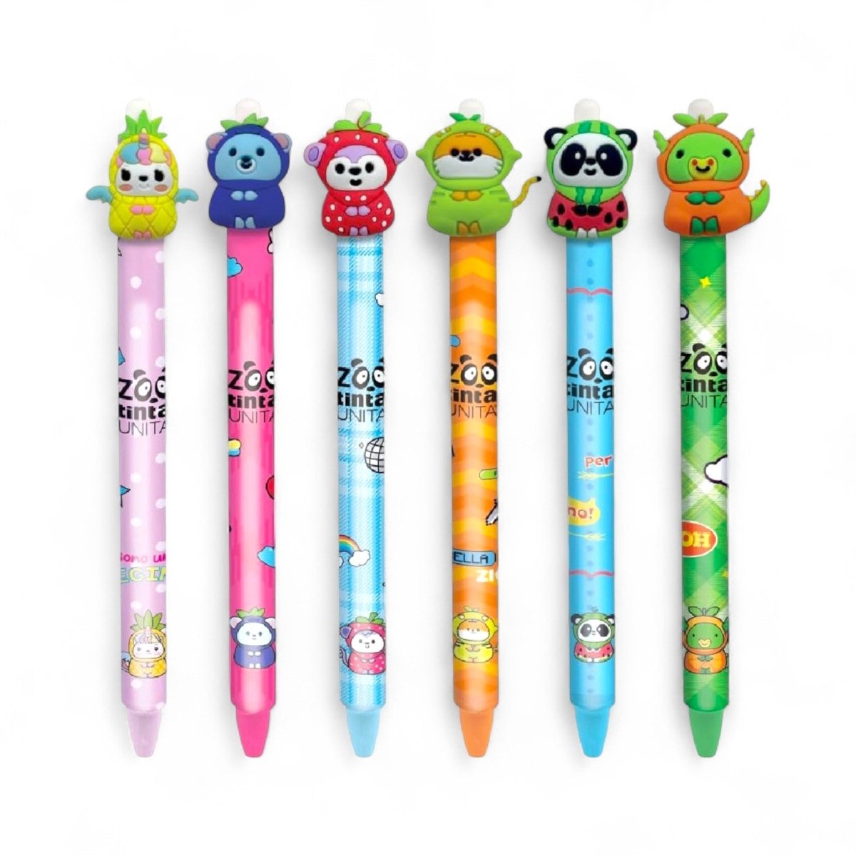 Penne Cancellabili Clik Clak Tinta Unita Zoo – Inchiostro Gel Blu - Quiscuola.it – Zaini, Astucci e Diari Scuola