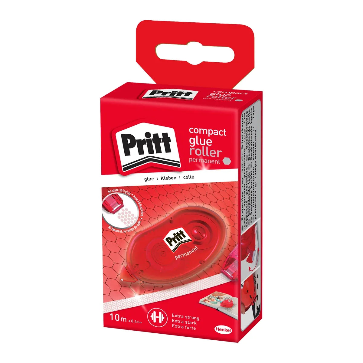 Pritt colla a nastro roller permanente 8,4mm x 10m - foto 2