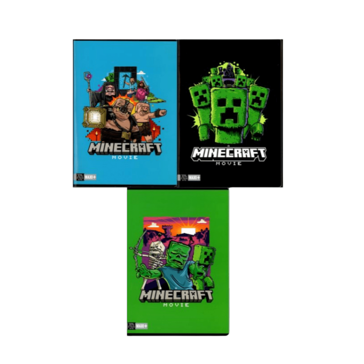 Quaderni Minecraft 3 pz per rigatura fantasia assortita. - Quiscuola.it – Zaini, Astucci e Diari Scuola