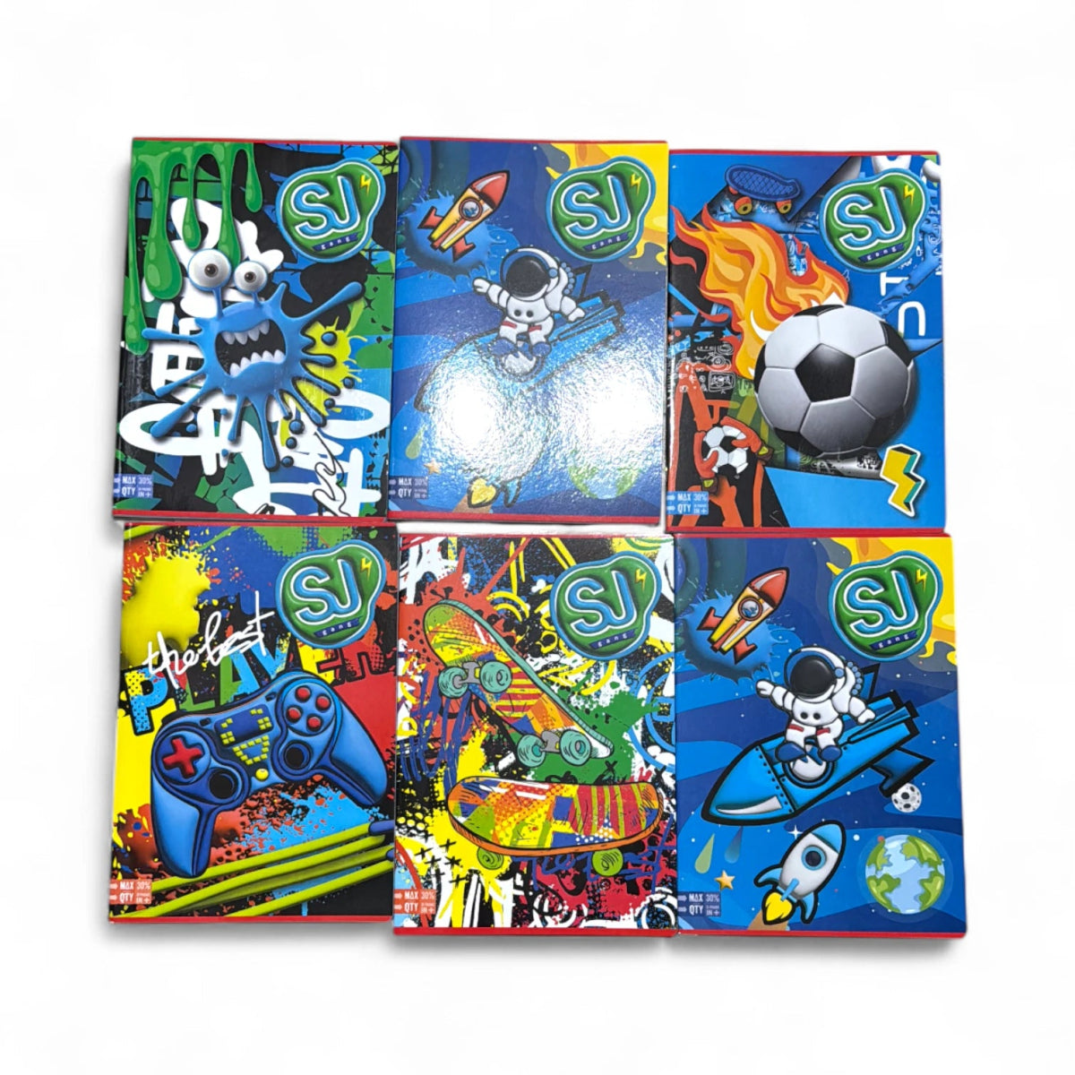 Quaderno A4 Maxi SJ Gang Boy – 3 Pezzi, 100gr, Rigature Elementari - Quiscuola.it – Zaini, Astucci e Diari Scuola