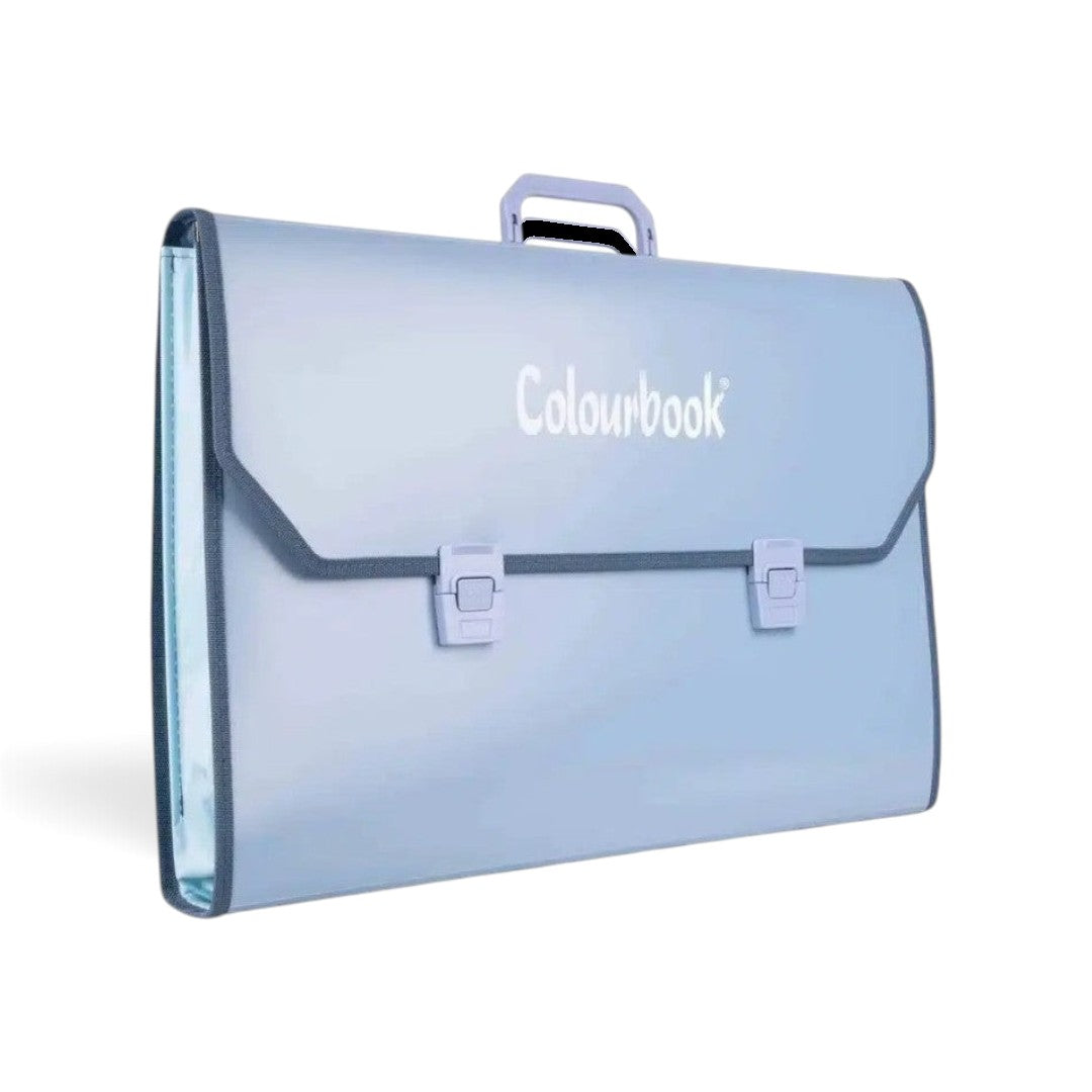 Quiscuola.it – Zaini, Astucci e Diari Scuola Colourbook Wild PPL document case in avion blue with handle and clips