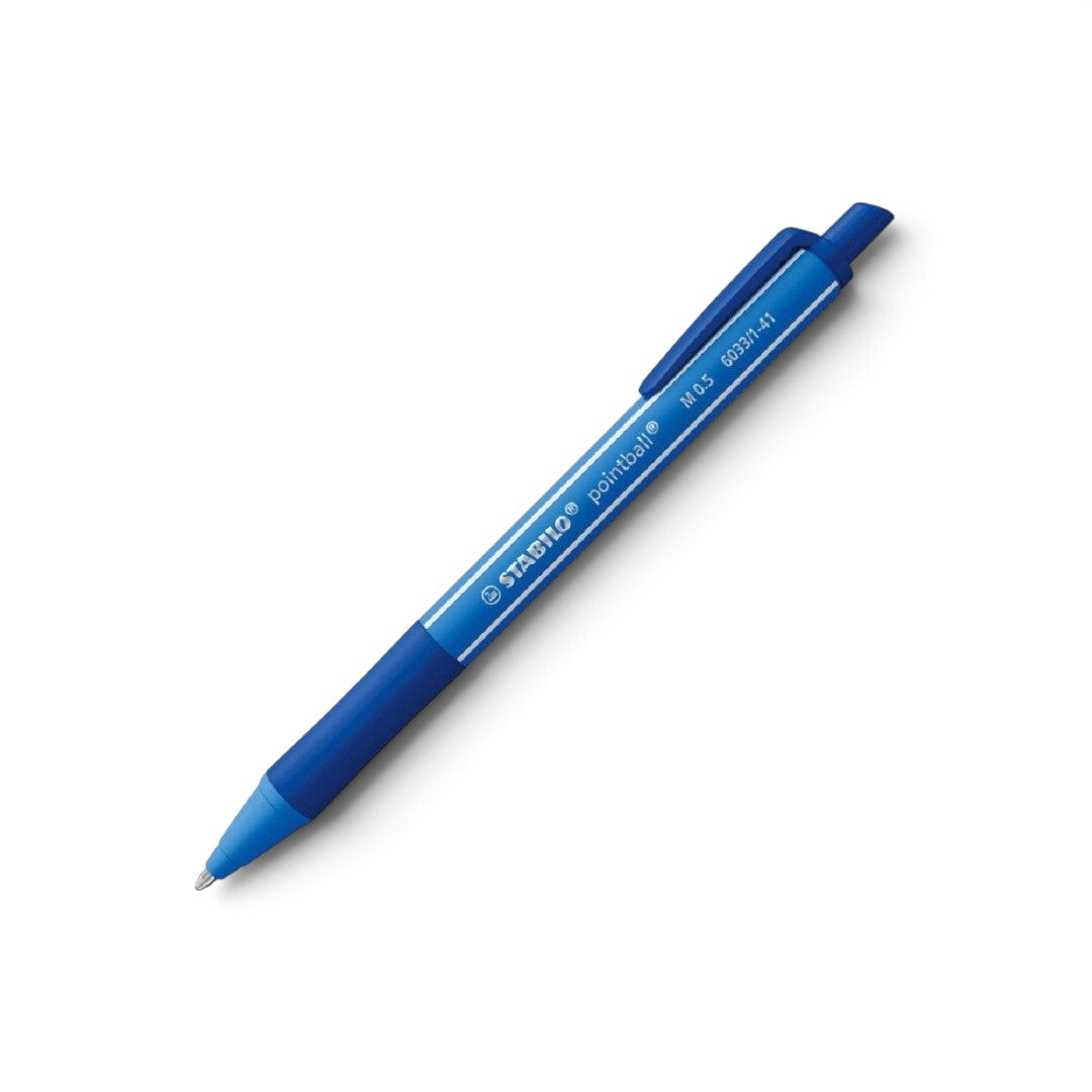 Quiscuola.it – Zaini, Astucci e Diari Scuola blue Stabilo Pointball ballpoint pen for daily writing and note-taking