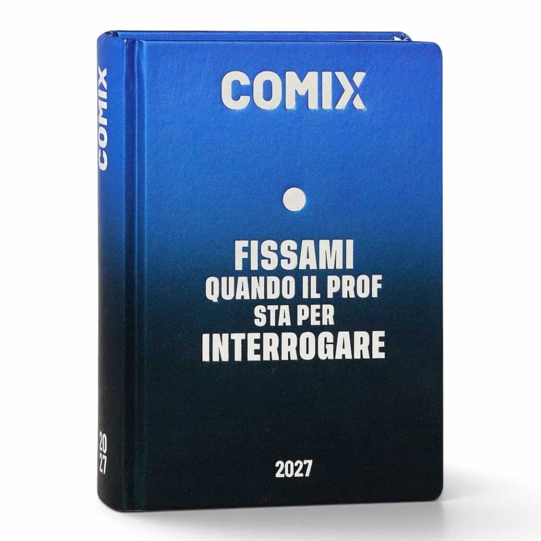 Quiscuola.it – Zaini, Astucci e Diari Scuola blue gradient Comix 2026-27 mini daily student planner
