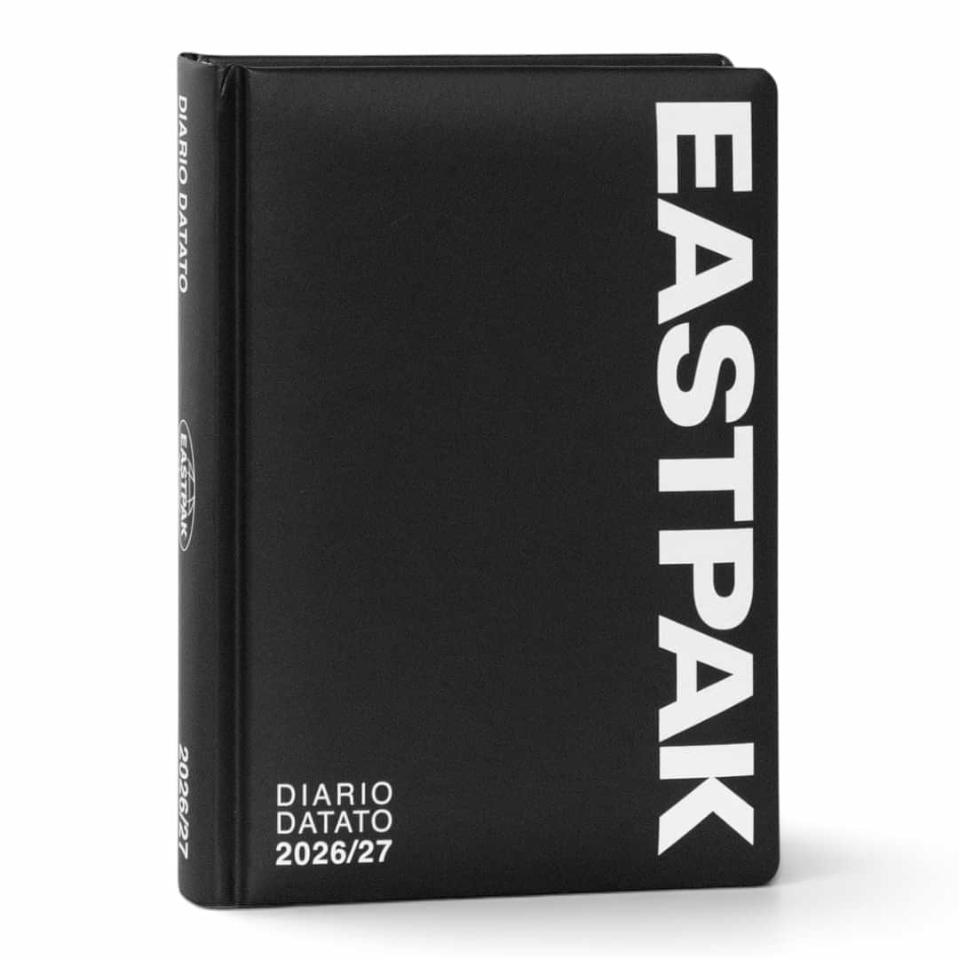 Quiscuola.it – Zaini, Astucci e Diari Scuola 13-month daily planner for 2026/27 in black with white Eastpak logo