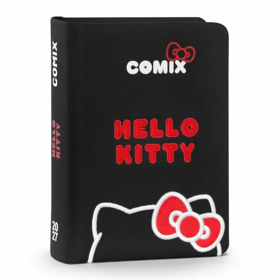 Quiscuola.it – Zaini, Astucci e Diari Scuola black Comix Hello Kitty 16-month daily planner for 2026-2027
