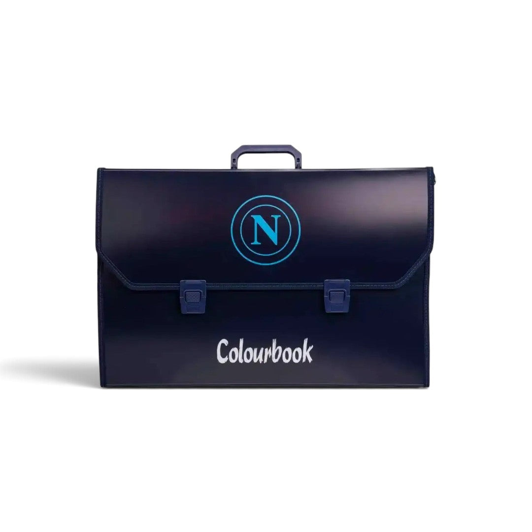 Quiscuola.it – Zaini, Astucci e Diari Scuola SSC Napoli art portfolio case with shoulder strap and team logo