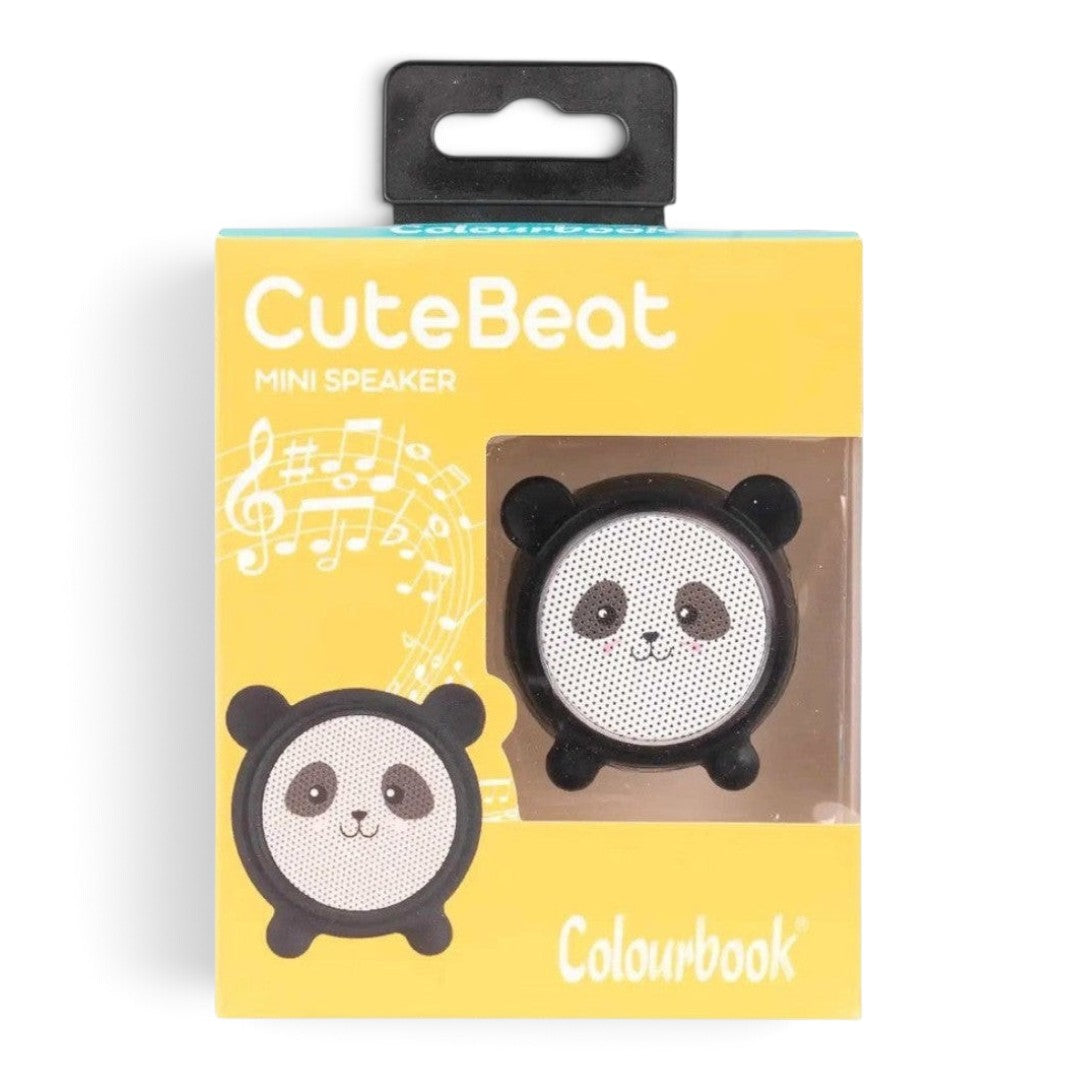 Quiscuola.it – Zaini, Astucci e Diari Scuola COLOURBOOK Cute Beat mini Bluetooth panda speaker in yellow packaging