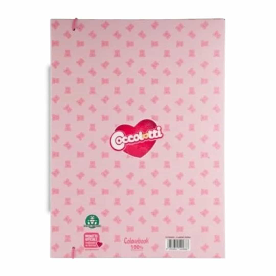 Quiscuola.it – Zaini, Astucci e Diari Scuola A4 ring binder in pink with Coccolotti Love&Tell bear pattern