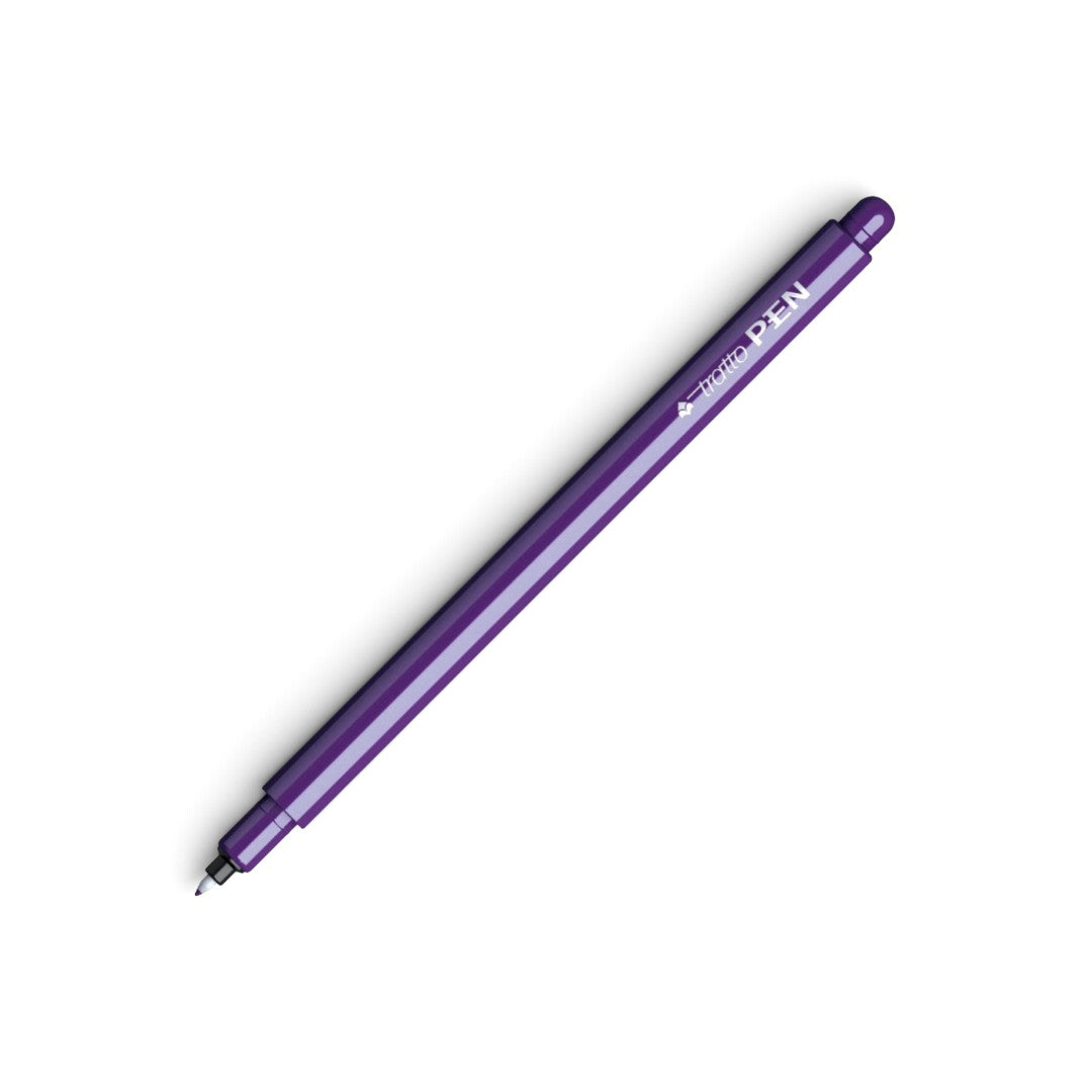Quiscuola.it – Zaini, Astucci e Diari Scuola purple Tratto Pen Fila with 0.5 mm synthetic tip for precise writing