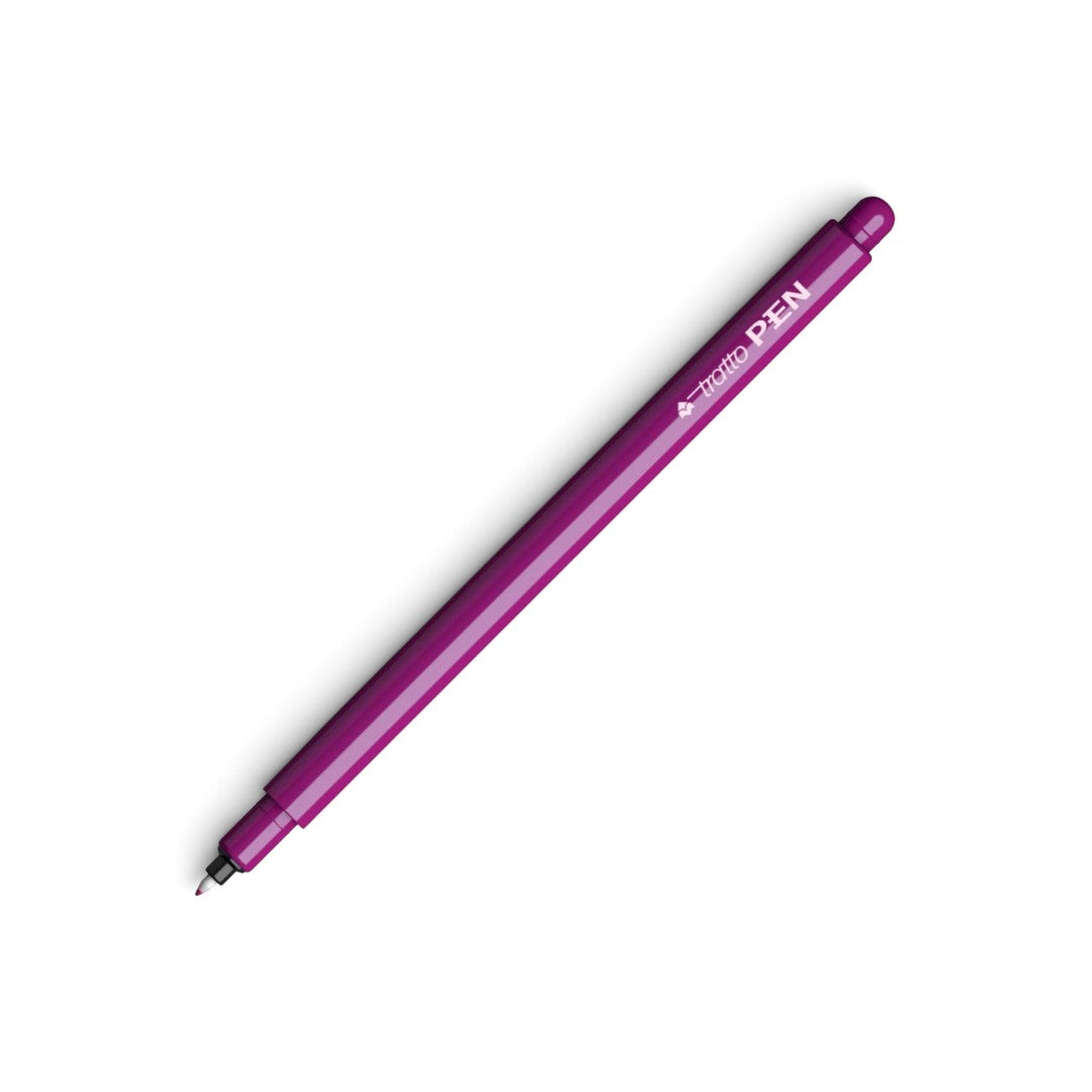 Purple Tratto Pen Fila 0.5 mm felt tip pen for precise writing, available at Quiscuola.it – Zaini, Astucci e Diari Scuola