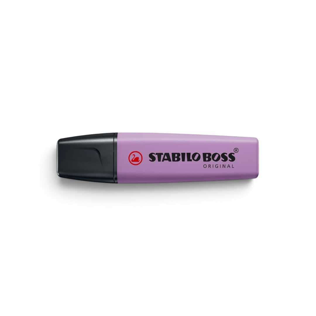 Quiscuola.it – Zaini, Astucci e Diari Scuola STABILO Boss Original highlighter in violet with a chisel tip