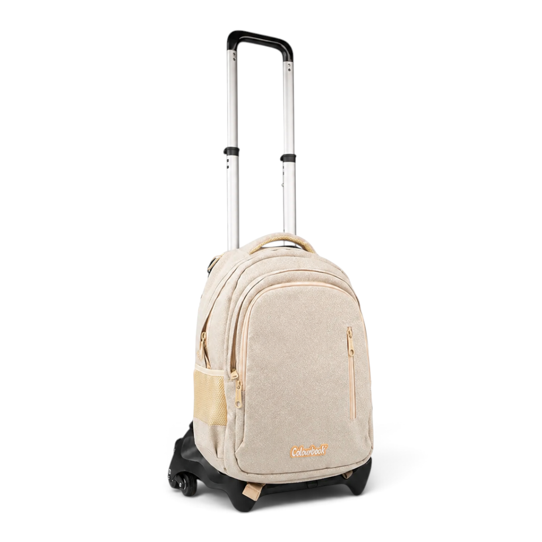 Zaino trolley Colourbook oro con glitter, 35 litri, ideale per la scuola, disponibile su Quiscuola.it – Zaini, Astucci e Diari Scuola