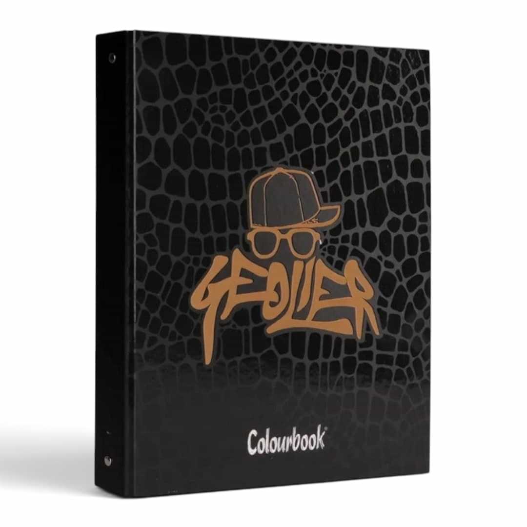 Raccoglitore ad Anelli A4 Geolier x Colourbook – 4 Anelli e 3 Fantasie.