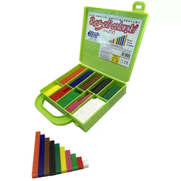 Regoli colorati ItalVeneta Didattica confezione 200 pezzi