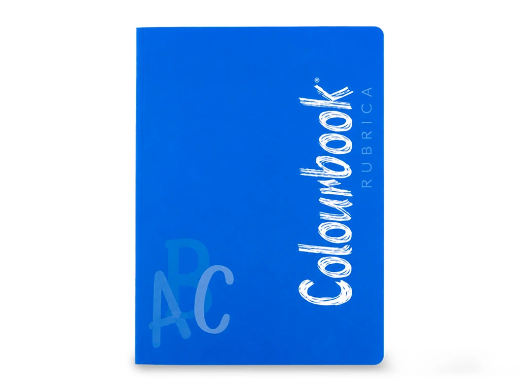 Rubrica A5 alfabetica Colourbook 30 fogli colori assortiti - blu - foto 3