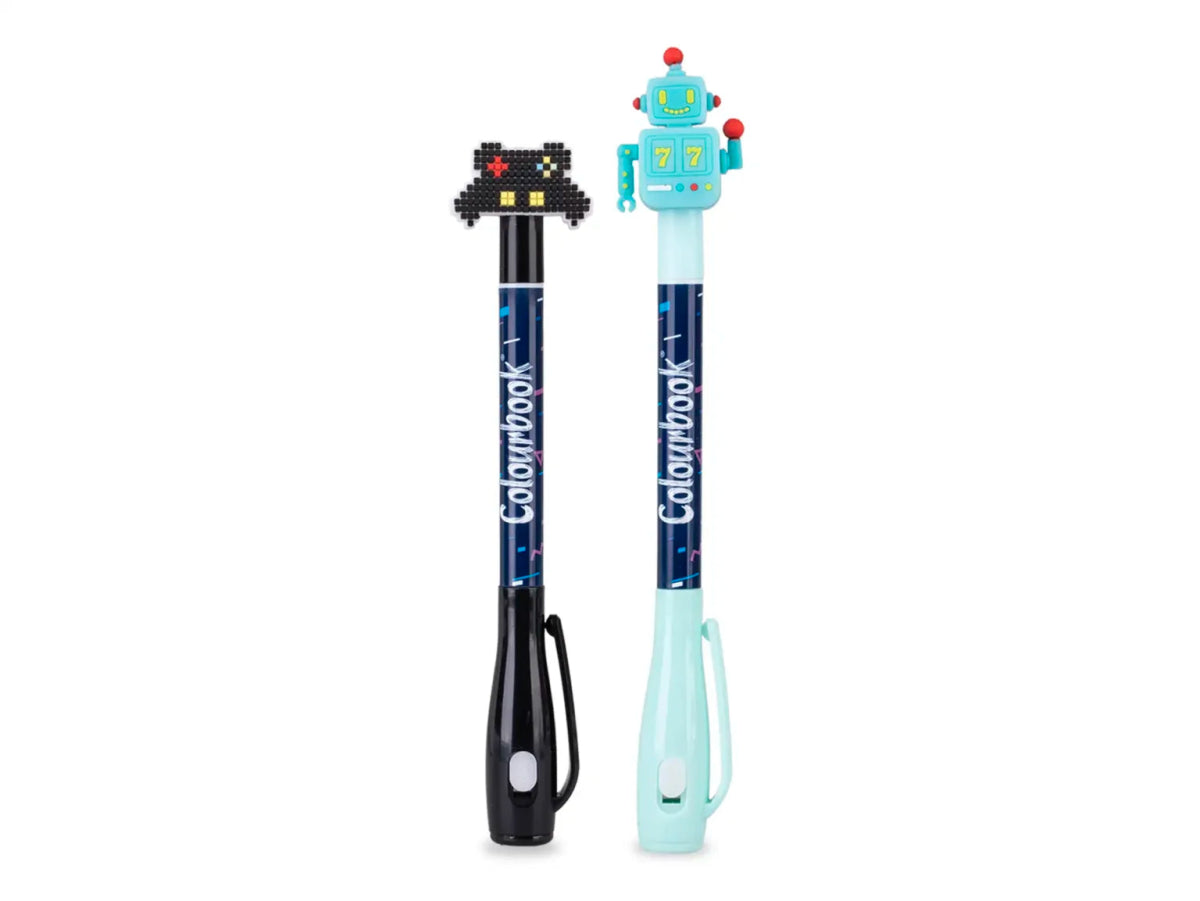 Secret Pen Robot con Inchiostro Invisibile e Torcia UV - Quiscuola