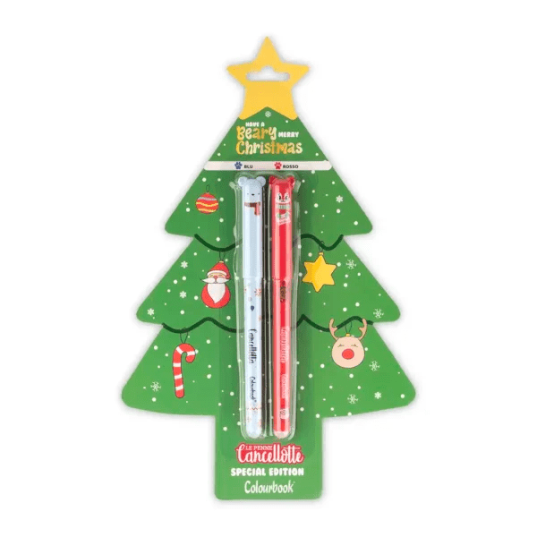Set 2 Penne Gel Cancellabili Beary Merry Christmas – Colourbook Special Edition - Quiscuola.it – Zaini, Astucci e Diari Scuola